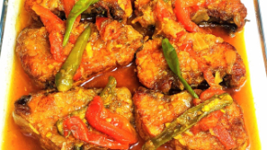 মৃগেল মাছ ভুনা